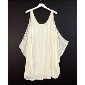 Samsoe Samsoe ivory layered tank dress, Size M